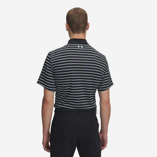 Áo Polo Nam Under Armour Matchplay Stripe 1377376-003 Màu Đen Kẻ Size S