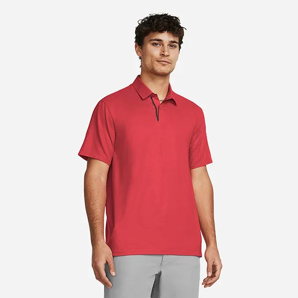 Áo Polo Nam Under Armour Tour Tips 1385128-814 Màu Đỏ Size S