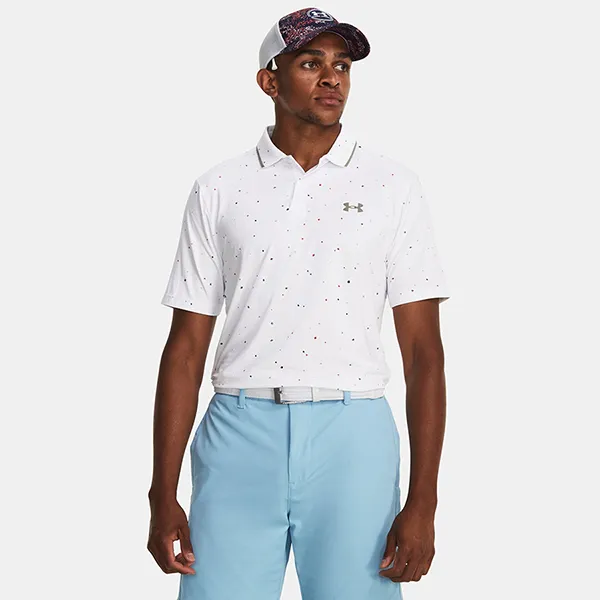 Áo Polo Nam Under Armour UA Iso-Chill Verge 1377366-101 Màu Trắng Size XL