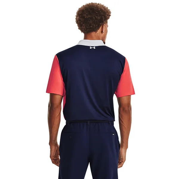 Áo Polo Nam Under Armour UA Perf 3.0 Color Block 1377375-690 Màu Cam/Xanh Size XL