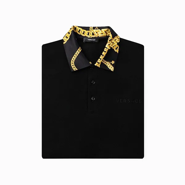Áo Polo Nam Versace A89505S 1A07325 Màu Đen Size M