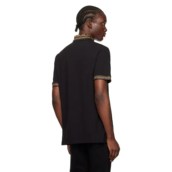 Áo Polo Nam Versace Jeans Couture Black Chain Couture Màu Đen Size L