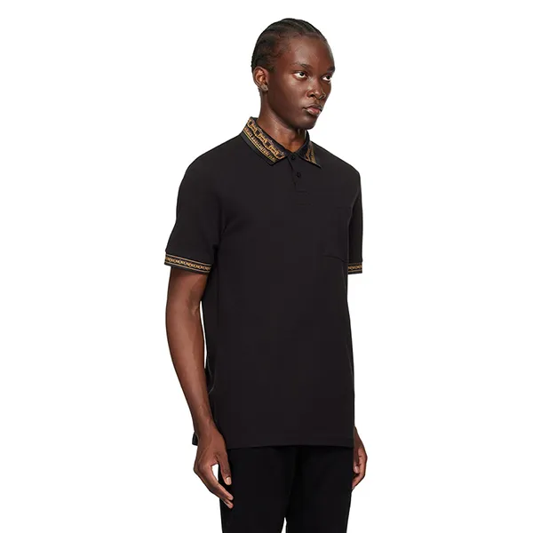 Áo Polo Nam Versace Jeans Couture Black Chain Couture Màu Đen Size L