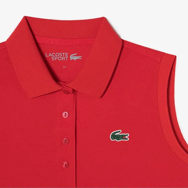 Áo Polo Nữ Lacoste Polo Shirt PF741E 54G 240 Màu Đỏ Size 38