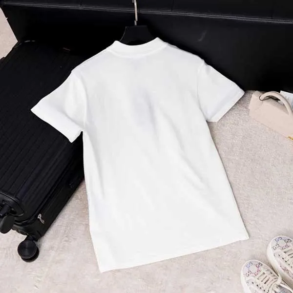 Áo Polo Trẻ Em Versace Embellished With Iconic Medusa In White 1018280 1A13017 2W110 Màu Trắng Size 14