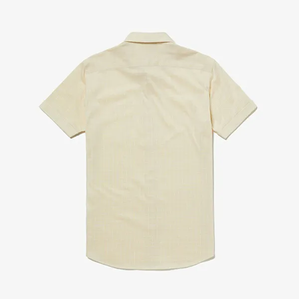 Áo Sơ Mi Cộc Tay Nam Lacoste Window Pen Biz PH763EL-99 Màu Trắng Ngà Size 2