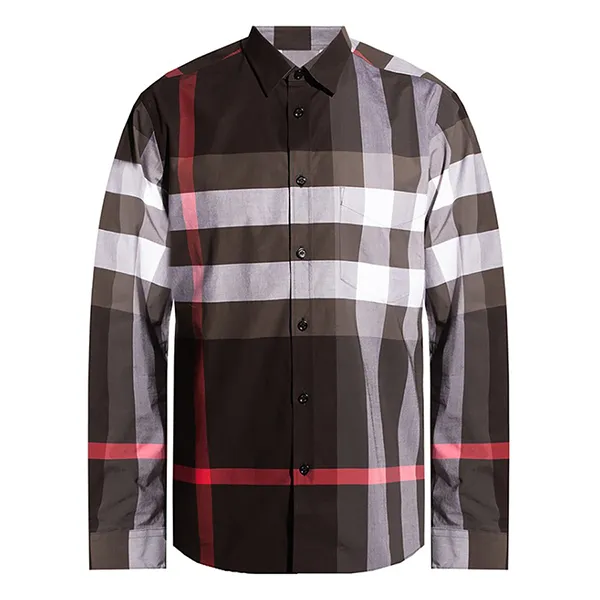 Áo Sơ Mi Dài Tay Nam Burberry Long-Sleeved Striped Shirt 'Multicolor' 8023772 Phối Màu Size S