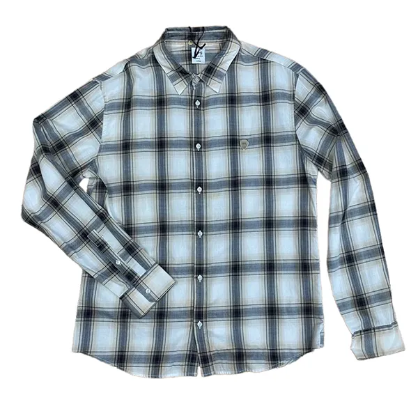 Áo Sơ Mi Dài Tay Nam CPS Chaps Men's Long Sleeve Shirt Phối Màu Size M