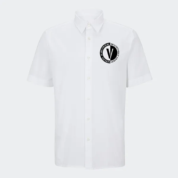 Áo Sơ Mi Nam Versace Jeans Couture White Shirt 25374GA.2235.453.16995 Màu Trắng Size 44