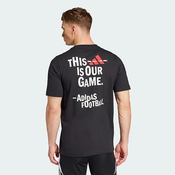 Áo Thun Nam Adidas Graphic Men's Football T-Shirt JD8216 Màu Đen Size M
