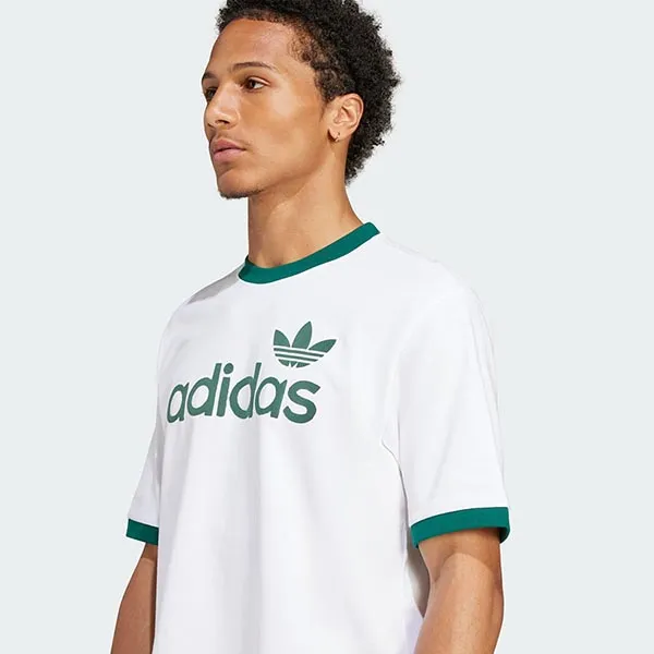 Áo Thun Nam Adidas Simple JC8371 Tshirt Màu Trắng Size M (Form Á)