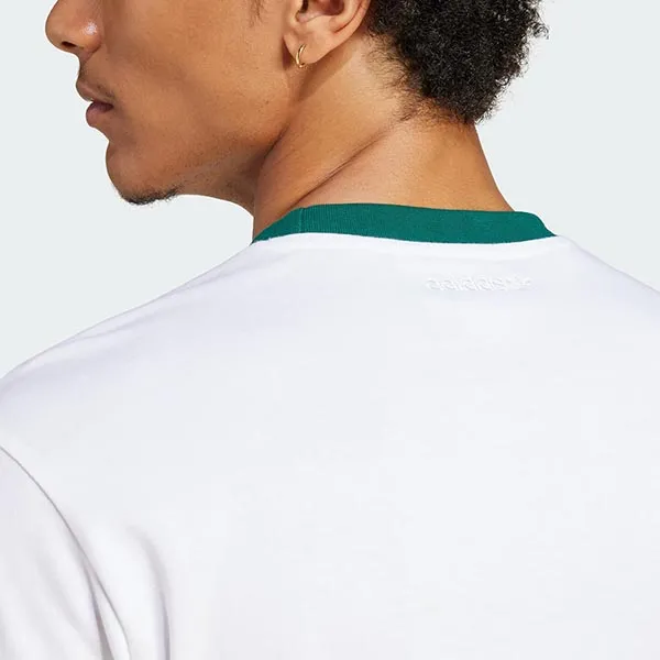 Áo Thun Nam Adidas Simple JC8371 Tshirt Màu Trắng Size M (Form Á)