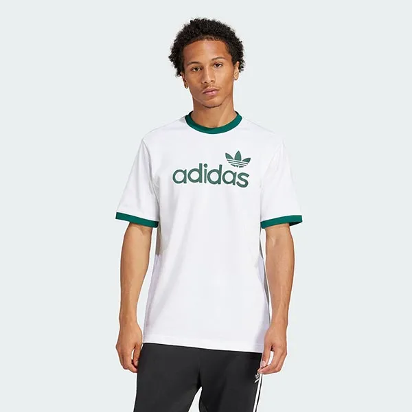 Áo Thun Nam Adidas Simple JC8371 Tshirt Màu Trắng Size M (Form Á)