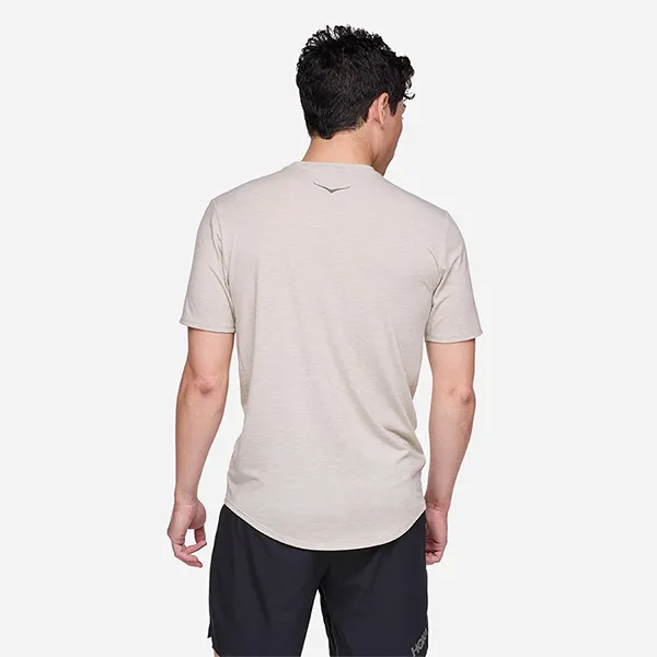 Áo Thun Nam Hoka Men's Essential T-Shirt Beige Màu Be Size XXL