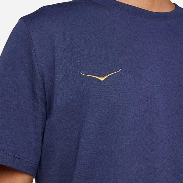 Áo Thun Nam Hoka Team Gpx T-Shirt 1158055-VST Màu Xanh Navy Size XS