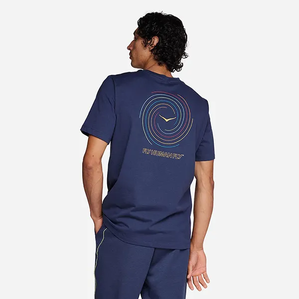 Áo Thun Nam Hoka Team Gpx T-Shirt 1158055-VST Màu Xanh Navy Size XS