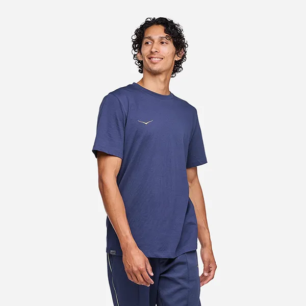 Áo Thun Nam Hoka Team Gpx T-Shirt 1158055-VST Màu Xanh Navy Size XS