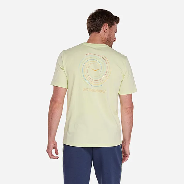 Áo Thun Nam Hoka Team Gpx T-Shirt Yellow 1158055-CYJ Màu Vàng Nhạt Size XS