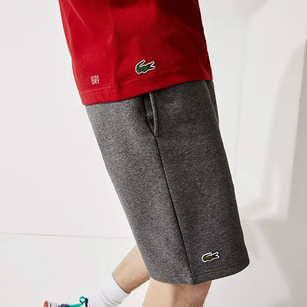 Áo Thun Nam Lacoste Sport 3d Print Breathable T-shirt TH9654 Màu Đỏ Size 3