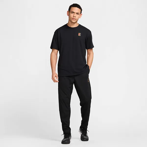 Áo Thun Nam Nike Court Men's Max90 Tennis T-Shirt HJ3362-010 Màu Đen Size M (Form Over))