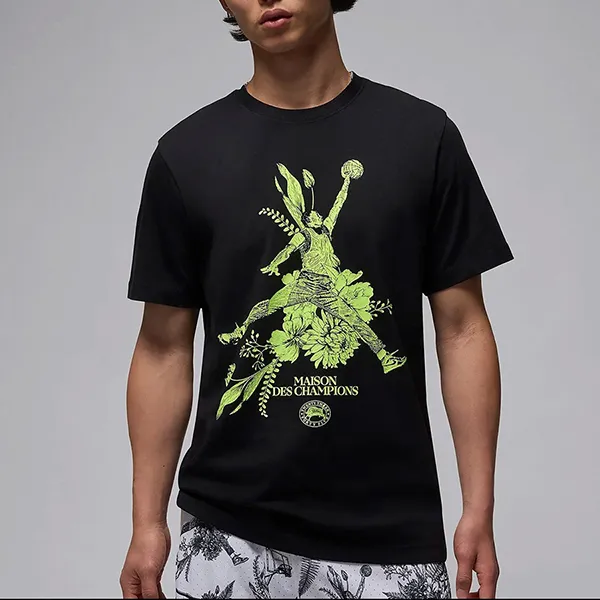 Áo Thun Nam Nike Sport Men's Dri-FIT T-Shirt FZ1928-010 Màu Đen Size M