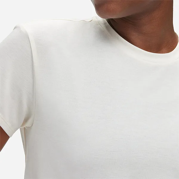 Áo Thun Nữ Women's Hoka Essential T-Shirt White Màu Trắng Size XL