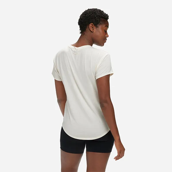 Áo Thun Nữ Women's Hoka Essential T-Shirt White Màu Trắng Size XL