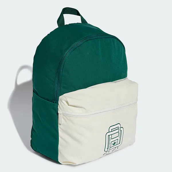 Balo Adidas VRST Collegiate Green/ Off White JD5366 Màu Xanh Trắng