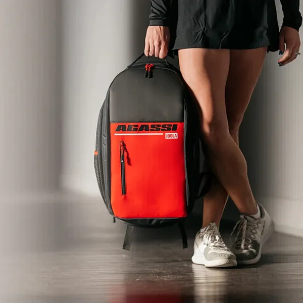 Balo Joola Agassi Vision Ii Backpack Màu Đen Đỏ