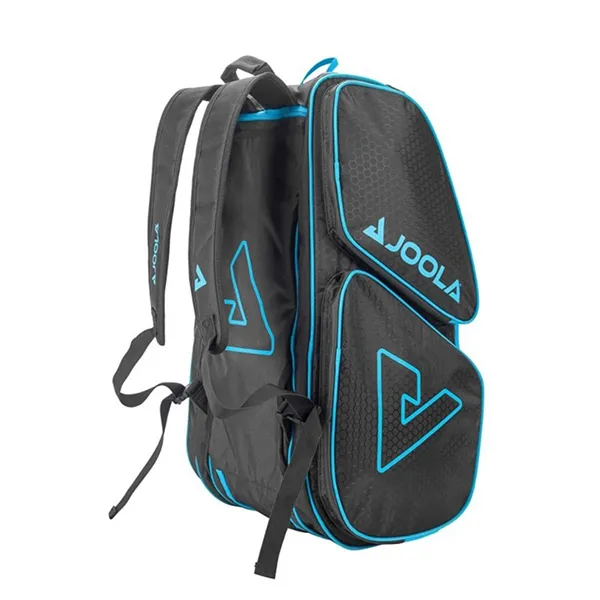 Balo Pickleball Joola Tour Elite Pro Bag Black & Light Blue Màu Đen/Xanh