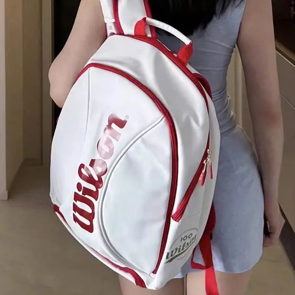 Balo Tennis Wilson 100 Year Anniversary Tour Large Limited Edition Màu Trắng Đỏ