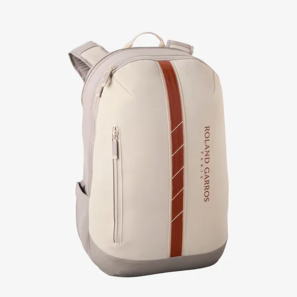 Balo Tennis/Pickleball Wilson Roland Garros Backpack Cream/Clay WR8042701001​​​​​​​ Màu Kem