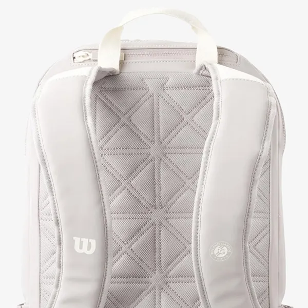 Balo Tennis/Pickleball Wilson Roland Garros Backpack Cream/Clay WR8042701001​​​​​​​ Màu Kem