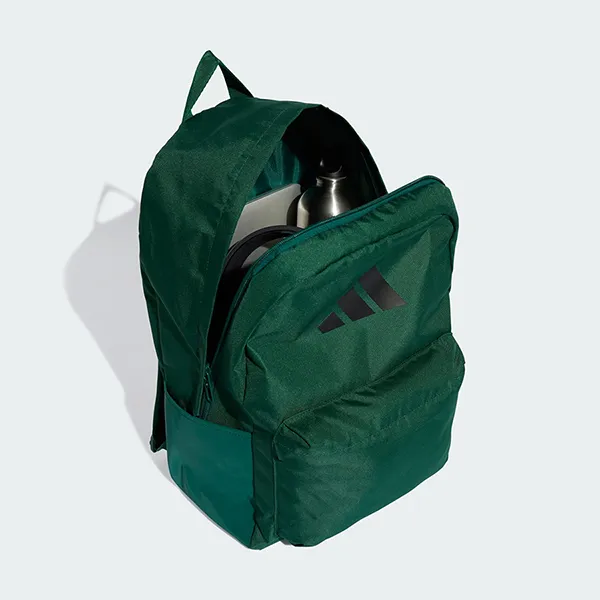 Balo Unisex Adidas Logo 3 Bar Classic IS7053 Màu Xanh Green