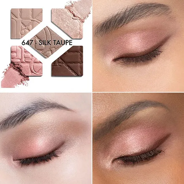 Bảng Phấn Mắt Dior Diorshow 5 Couleurs 647 Silk Taupe 7g