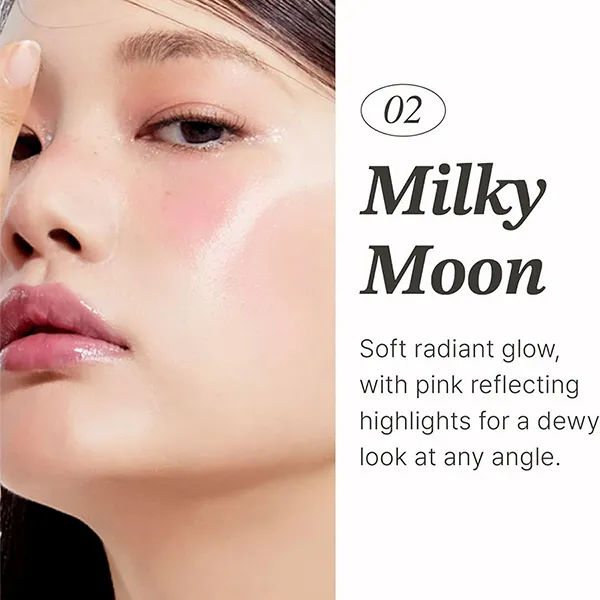 Bắt Sáng Dạng Thỏi Glint By Vdivov Stick Highlighter Tone 02 Milky Moon