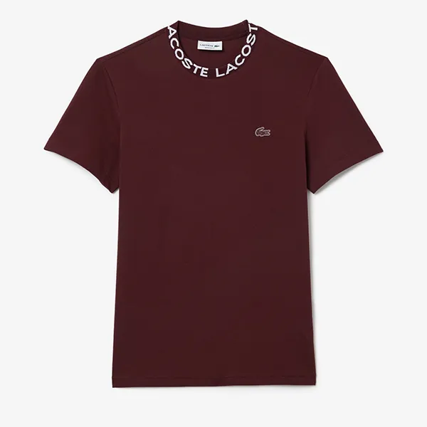 Bộ Quần Áo Nam Lacoste Jacquard Piqué TH0799 10 BZD/ GH9627 51 BZD Màu Đỏ Size 3