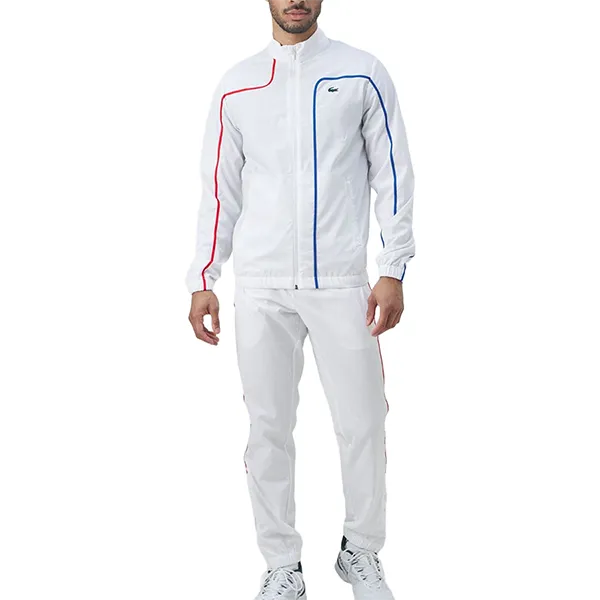 Bộ Quần Áo Nam Lacoste Tracksuit Tennis Players Set Trainingsanzug White Màu Trắng