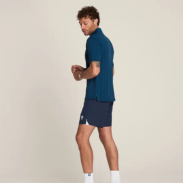 Bộ Quần Áo Nam Wilson Sin Costuras Game Point Màu Xanh Blue Size S (Form Âu)