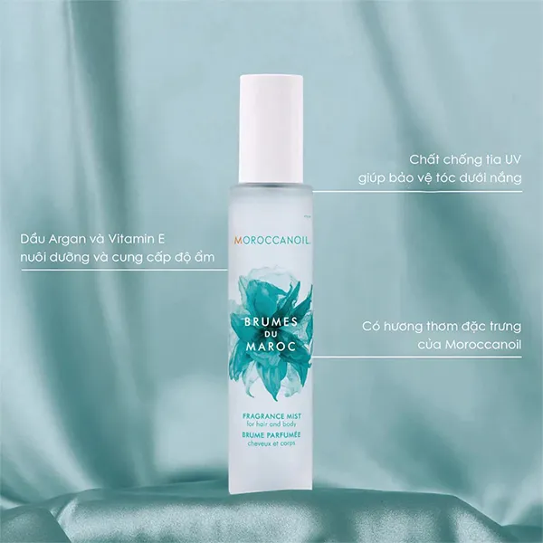 Bộ Sản Phẩm Dưỡng Tóc Moroccanoil Scent Of Summer 100ml (Tặng Kèm Xịt Thơm Tóc Brumes Du Maroc 30ml)