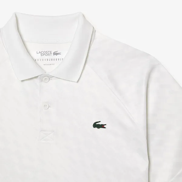 Bộ Thể Thao Nam Lacoste x Novak Djokovic Fan Version Màu Trắng Size 5