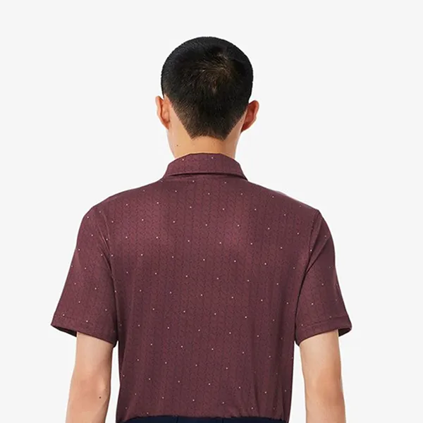 Bộ Thể Thao Nam Lacoste Golf Straight Fit UV Protection Shorts Daniil Medvedev DH5175-IE2/ GH7403-166 Màu Đỏ Xanh Size 5