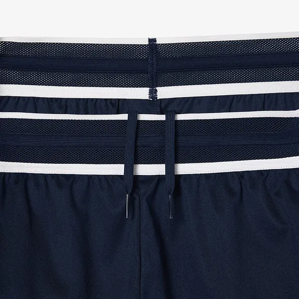 Bộ Thể Thao Nam Lacoste Golf Straight Fit UV Protection Shorts Daniil Medvedev DH5175-IE2/ GH7403-166 Màu Đỏ Xanh Size 5