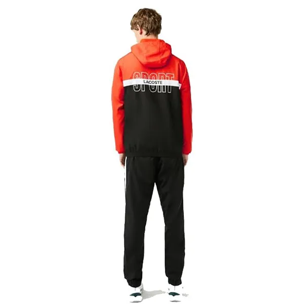 Bộ Thể Thao Nam Lacoste Sweatpants Màu Đen Cam