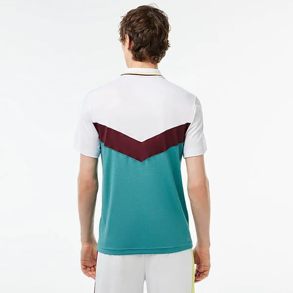 Bộ Thể Thao Nam Lacoste Tennis x Daniil Medvedev Regular DH1099-Q7I/ GH1098 - Q0I Màu Trắng Xanh