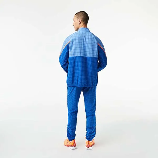 Bộ Thể Thao Nam Lacoste Tennis X Novak Djokovic Jogger WH5206-YIQ Màu Xanh Blue Size 2
