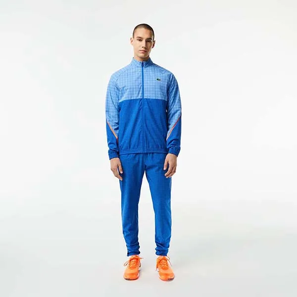 Bộ Thể Thao Nam Lacoste Tennis X Novak Djokovic Jogger WH5206-YIQ Màu Xanh Blue Size 2