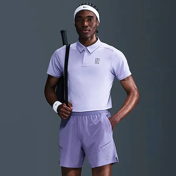 Bộ Thể Thao Nam Nike Court Advantage Dri-Fit Màu Tím Size M (Form Á)