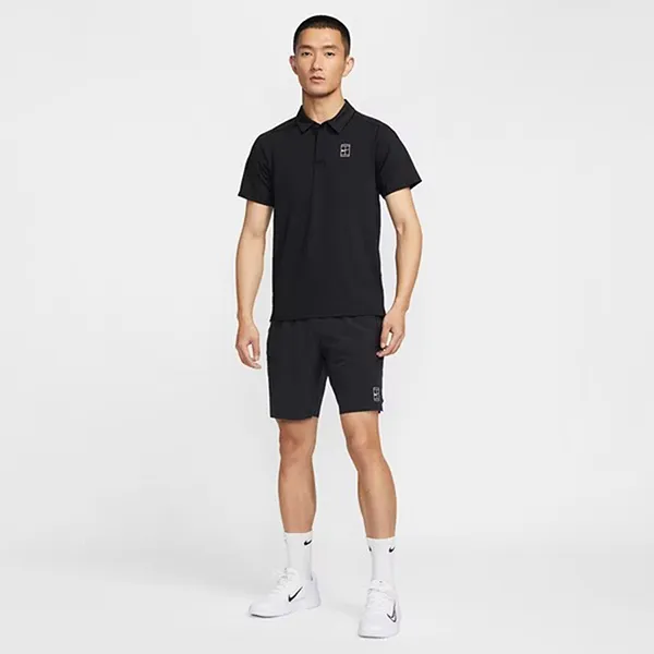 Bộ Thể Thao Nam Nike Court Advantage FZ6914-010 / FZ6908-010 Màu Đen Size M