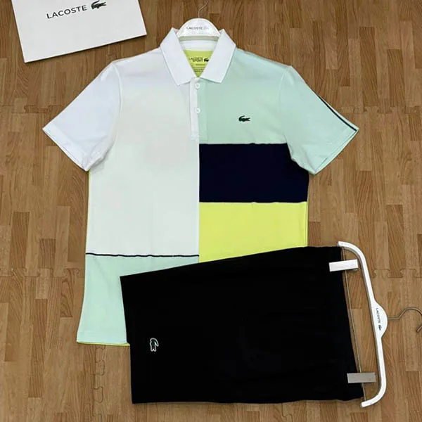 Bộ Thể Thao Nam Tennis/Pickleball Lacoste Sport Regular Fit Piqué Màu Xanh Đen